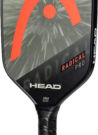 Head Radical Pro Pickleball Paddle Grey and orange