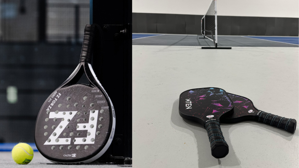 padel vs pickleball paddles