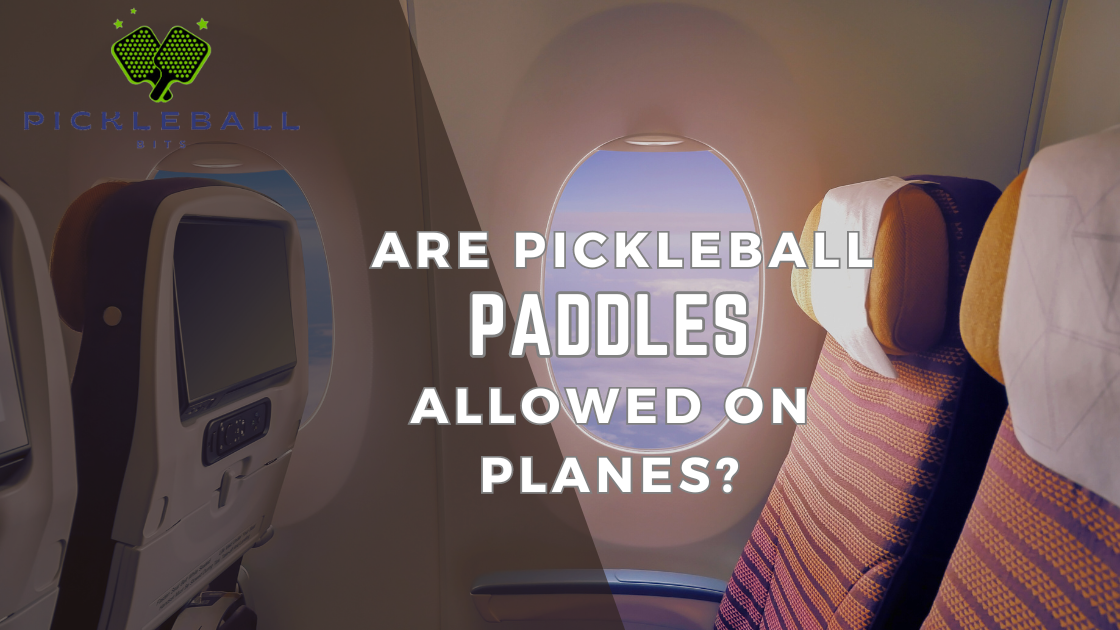 Interior of an airplane: Representing Are Pickleball paddles allowed on planes?