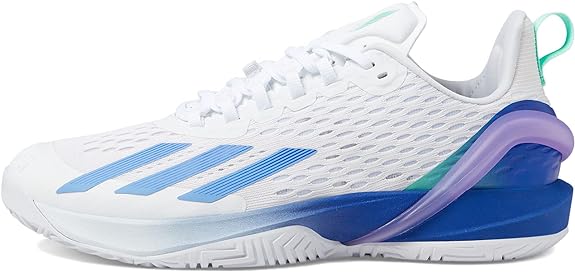 ADIZERO CYBERSONIC Women's Shoes white blue and mint