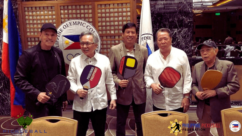 Philippine pickleball federation leadership responsible for making it part of the POC.